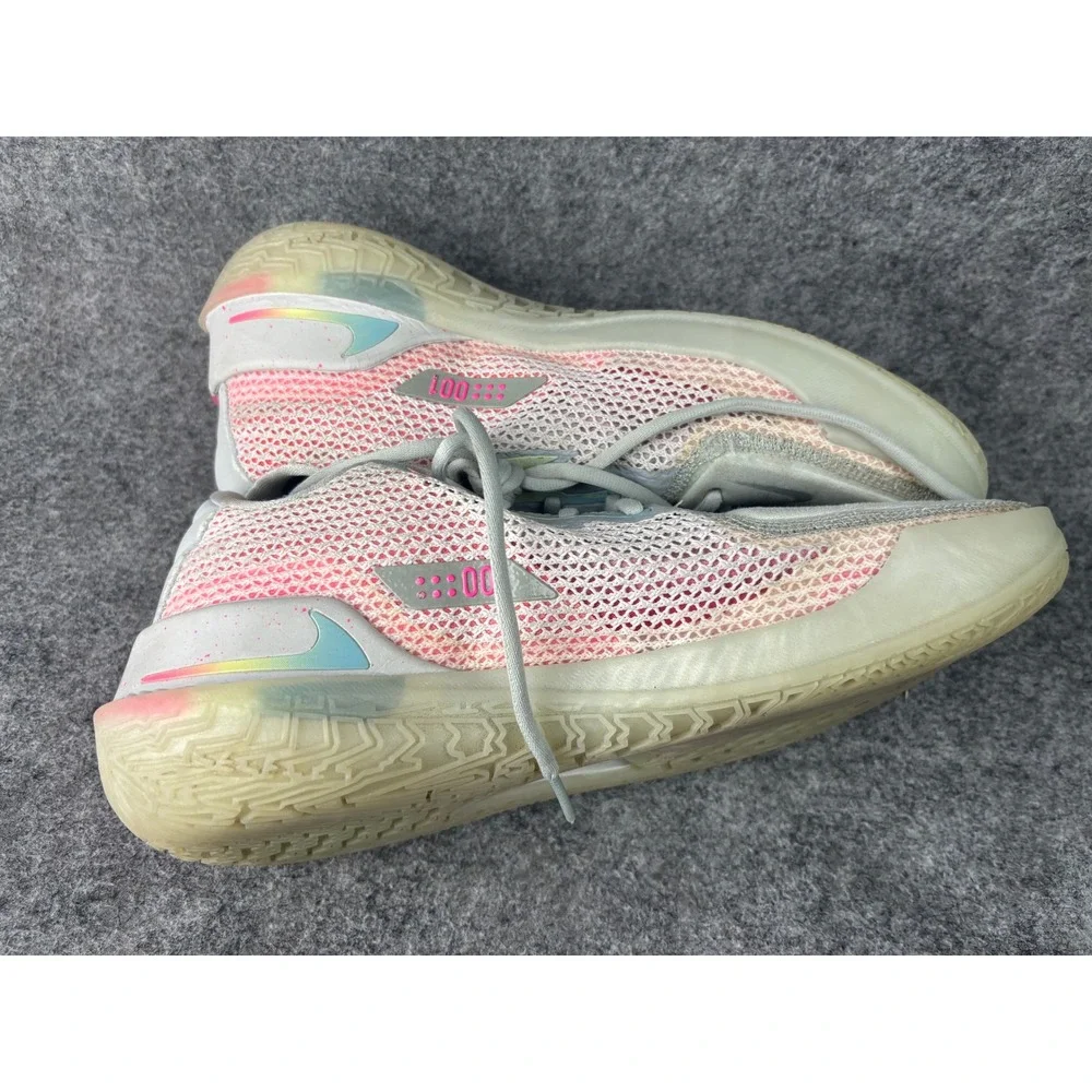 Nike Air Zoom GT Cut Mens 11 Grey Pink Kay Yow Think Pink Basketball Shoes
